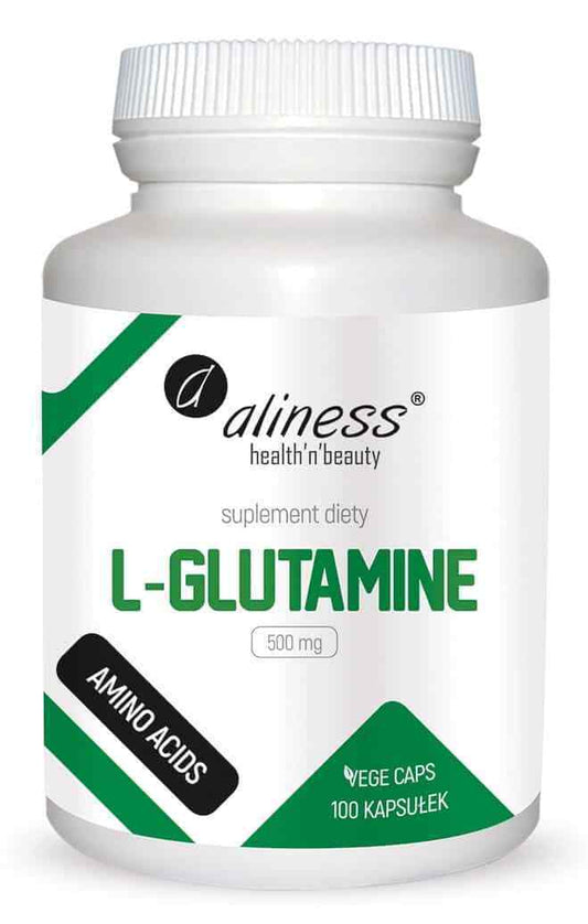 ALINESS L-Glutamine 500Mg 100 Vege Capsules