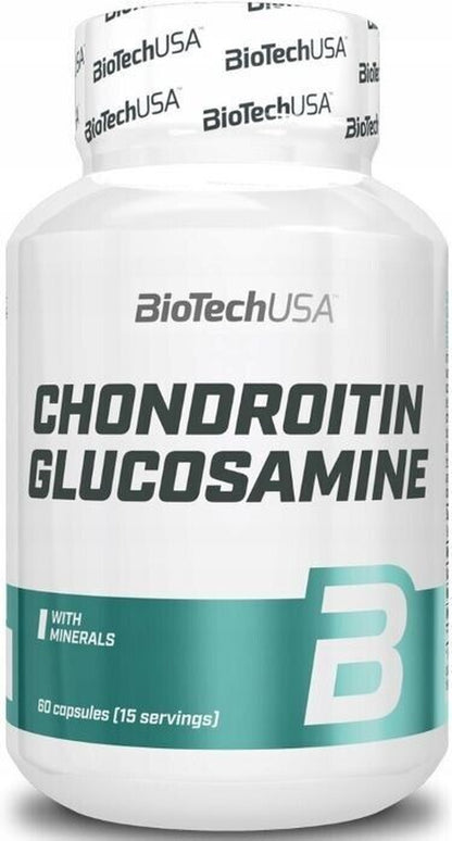 BIOTECH USA CHONDROITIN GLUCOSAMINE 60 CAPS BONES, JOINTS