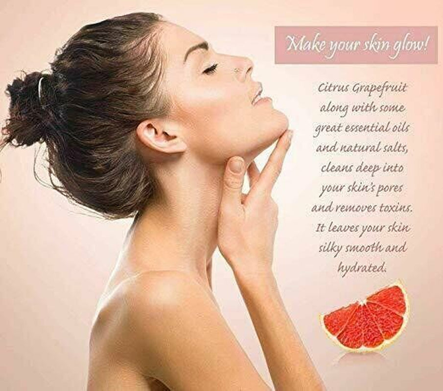 Grapefruit Scrub for Face & Body--Deep Cleansing Exfoliate Acne by Pure Original