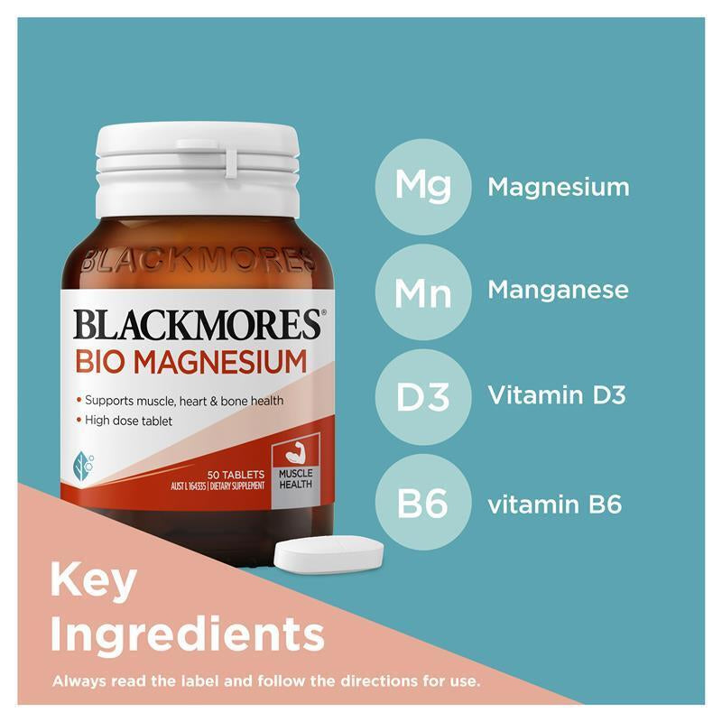 Blackmores Bio Magnesium 50 Tablets