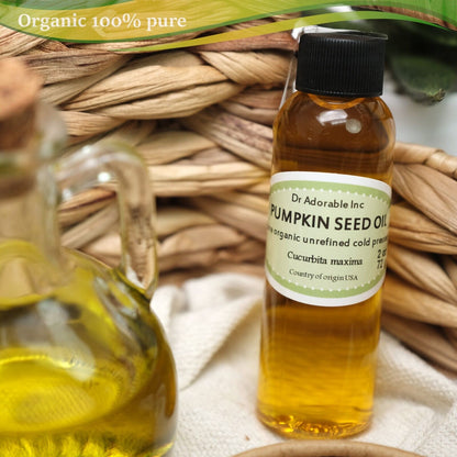 Unrefined Pumpkin Seed Oil 100% Pure 2Oz 4Oz 8Oz 12Oz 16Oz up to Gallon Organic