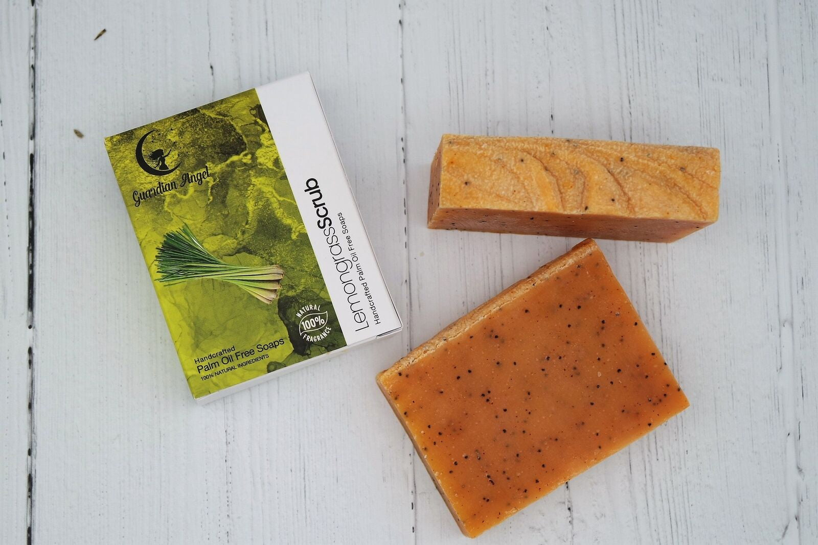 Lemongrass Scrub - Lemongrass & Poppy Seed Soap Bar