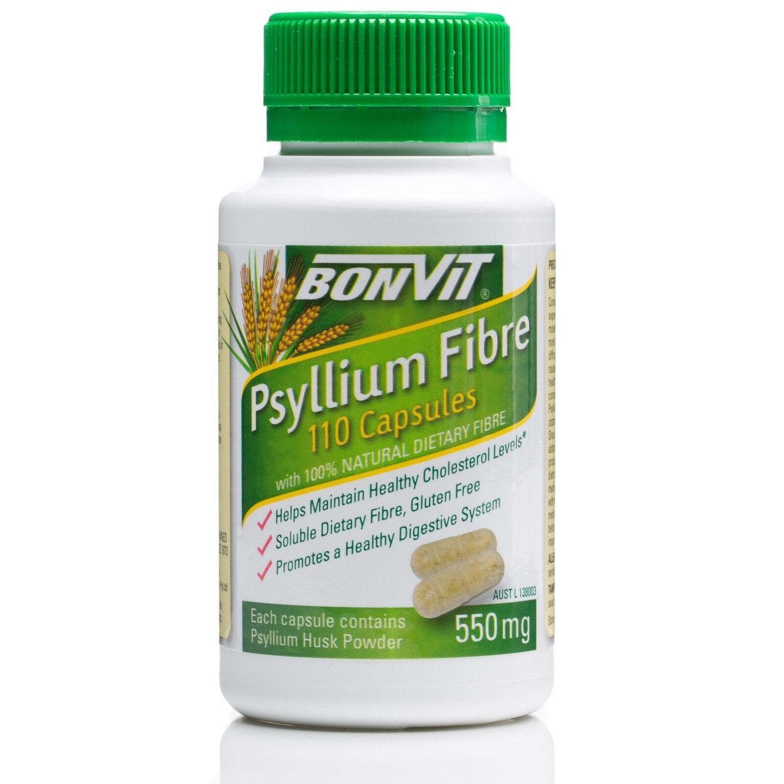 Bonvit Psyllium Fibre Capsules 550Mg 110C