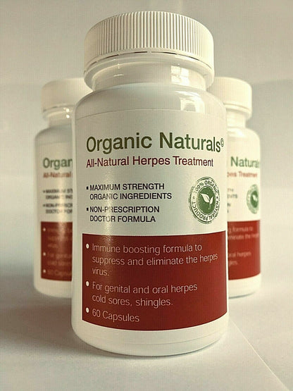 All-Natural Herpes- by Organic Naturals - 60 Capsules