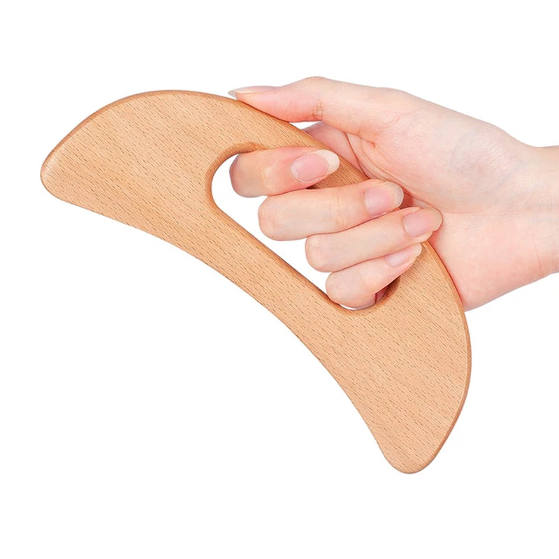 Health Care Slimming Guasha Board Wood Therapy Massage Stick Lymphatic Drainage Massager Scraping for Relaxation and Recover