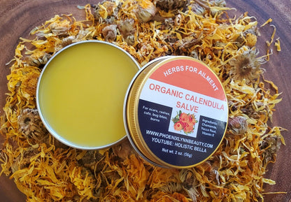 Calendula Healing Salve/Balm Diaper Rashes-Itchy Skin,Cuts,Burn