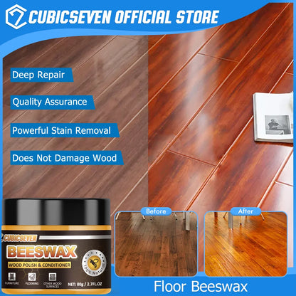 Natural Furniture Polishing Beeswax Wooden Floor Cleaning Waterproof Wax Maintenance Polished Brighten Care Wax