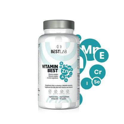 Vitaminbest BESTLAB Multivitamin and Multimineral Complex 60 Capsules