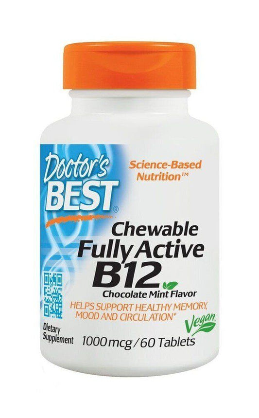 Doctors Best Quick Melt Fully Active B12 60 Tablet