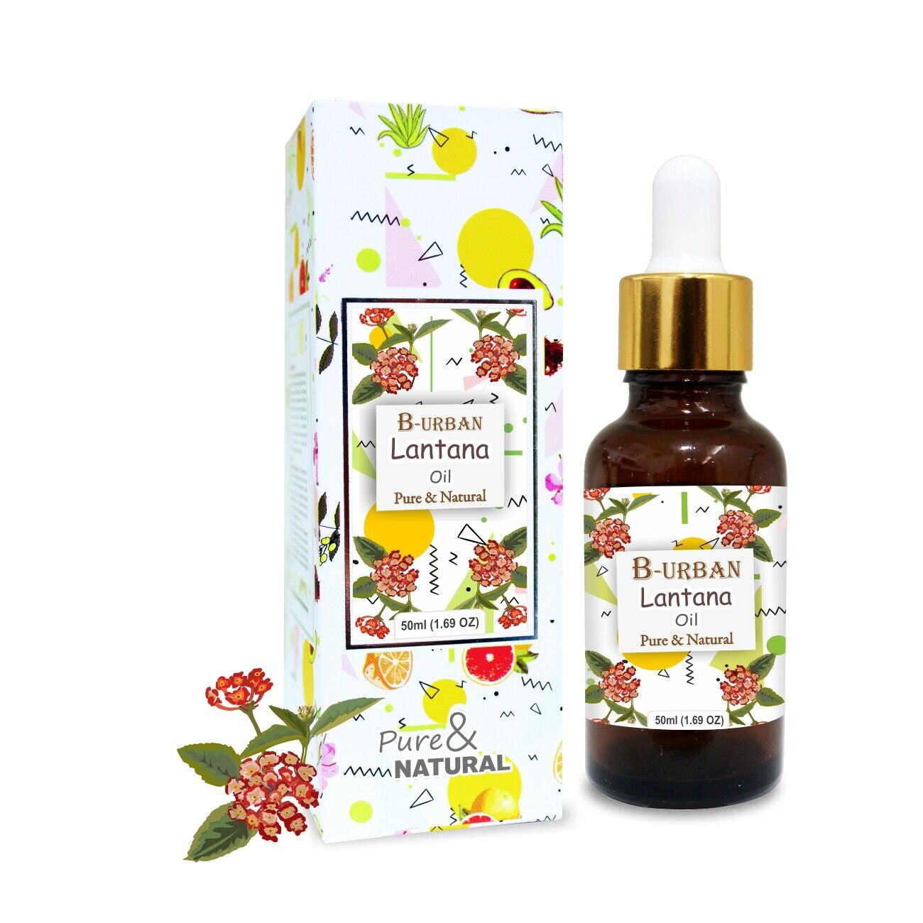 Lantana (Lantana Camara) 100% Pure & Natural Essential Oil [10Ml-5000Ml]