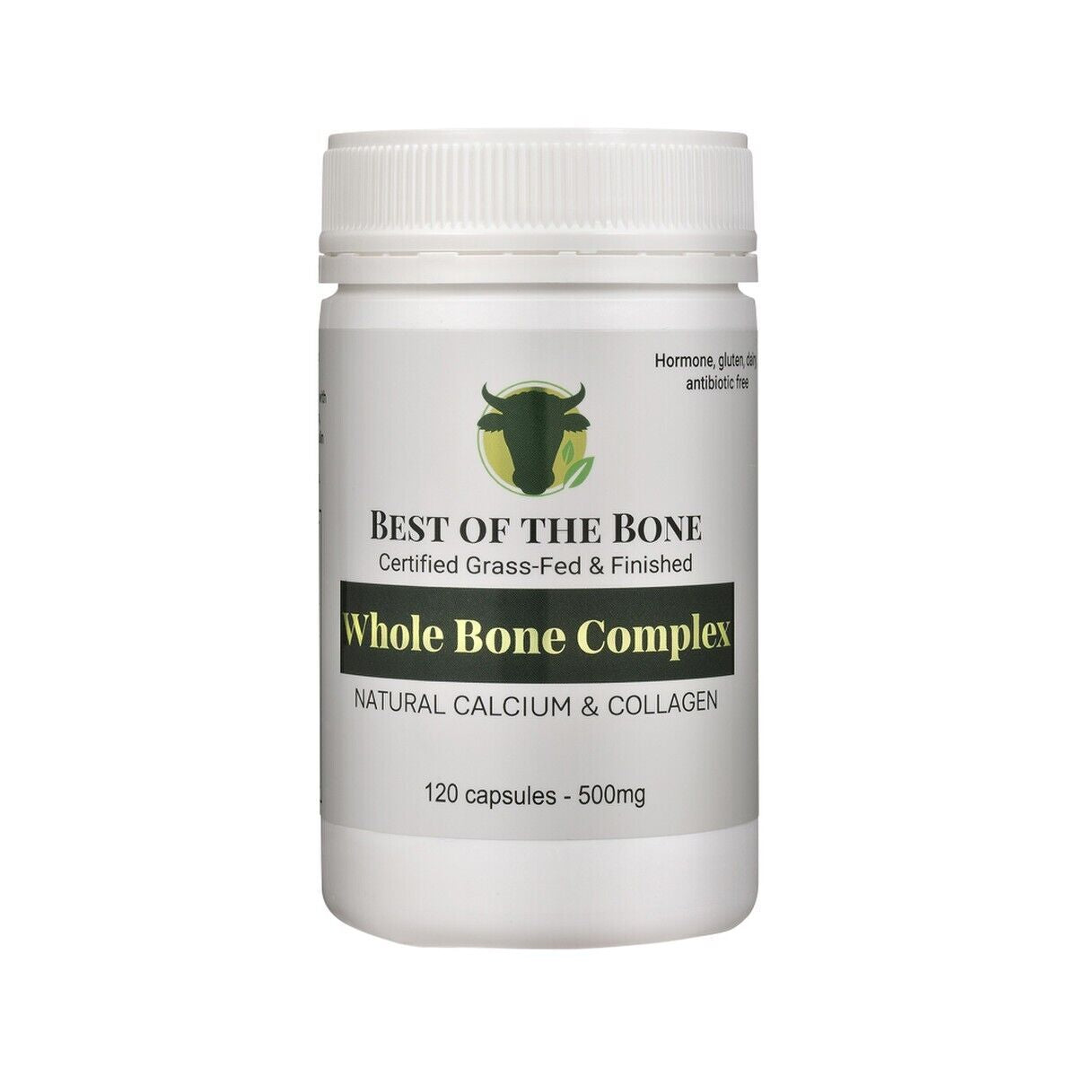 New Best of the Bone Whole Bone Complex Natural Calcium & Collagen 120 Capsules