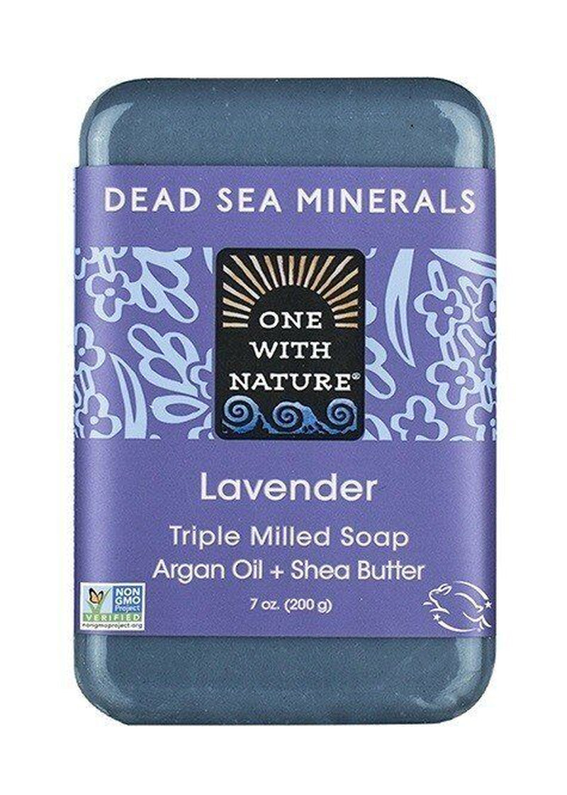 One with Nature Dead Sea Minerals Lavender Soap 7 Oz Soap