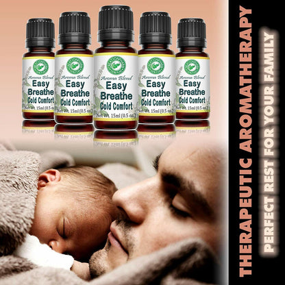 Easy Breathe Aroma Blend Supports Respiratory System * Sinus Relief * 15 Ml (0.5