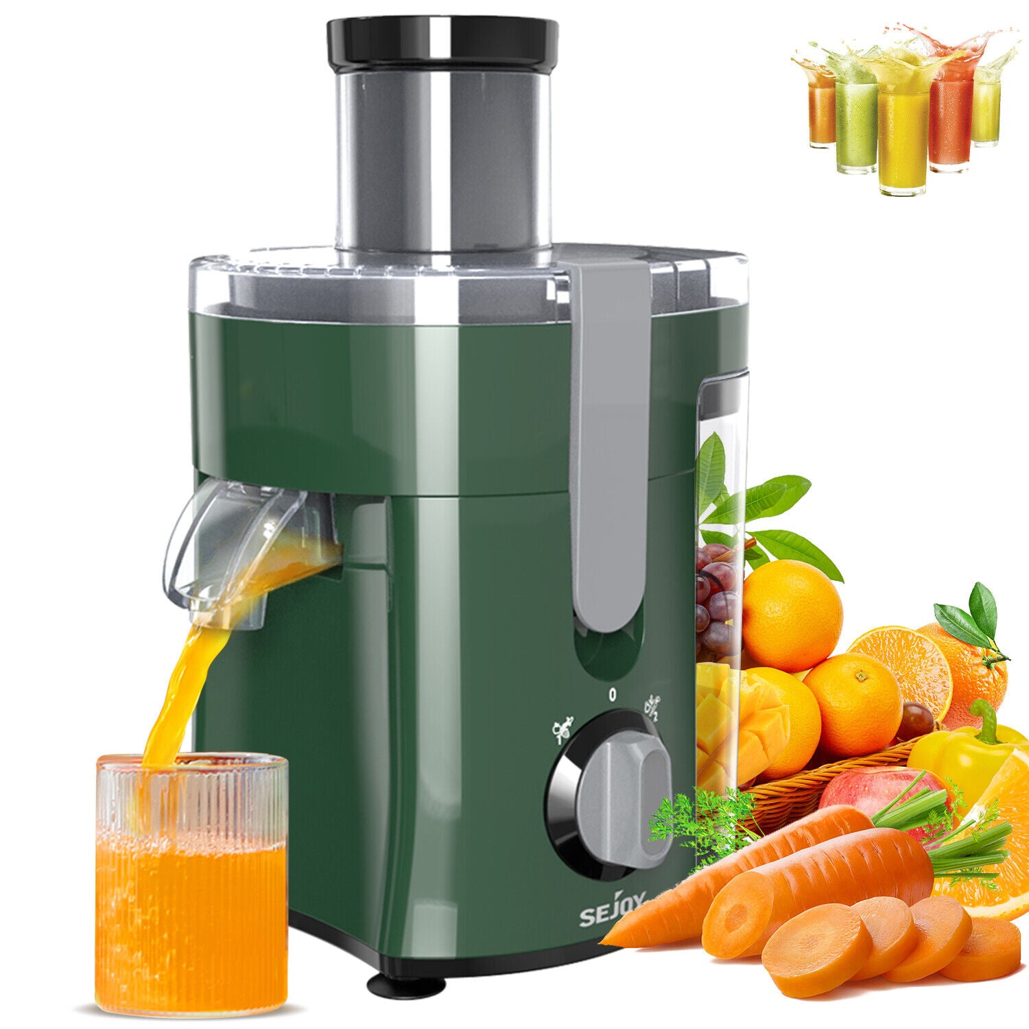 Electric Juicer Machine Fruit Veg Blender Juicer Extractor Machine Citrus Juicer