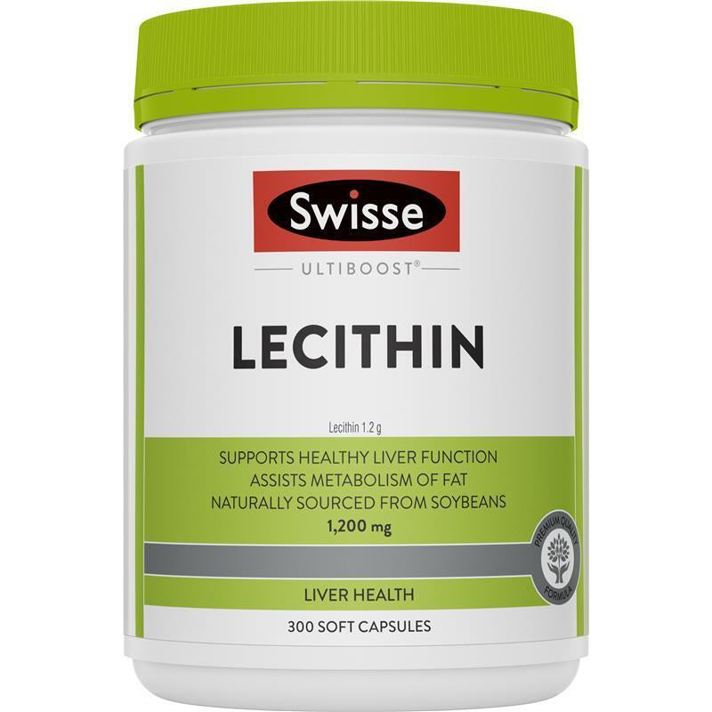 Swisse Ultiboost Lecithin 1200Mg 300 Capsules