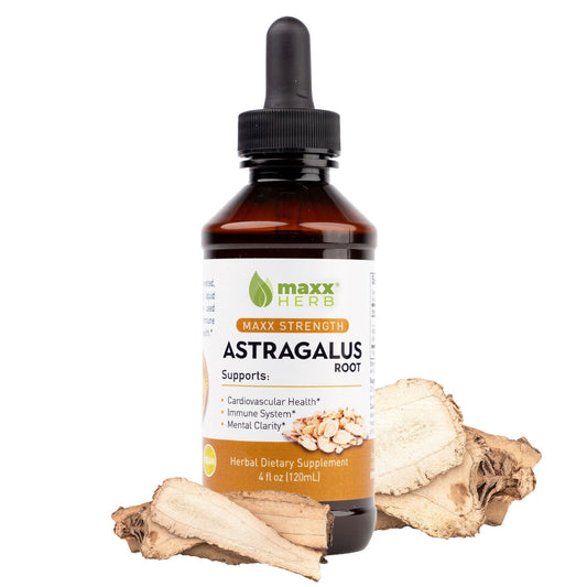 Astragalus Root Liquid Extract for Immune Support & Heart Health, 4Oz