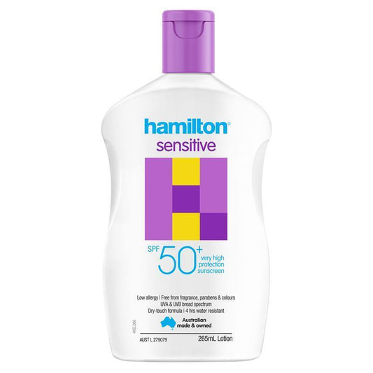 Hamilton Sun SPF 50+ Sensitive Lotion 265Ml