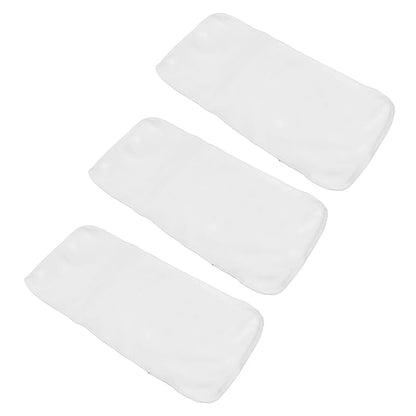 3Pcs Unbleached Castor Oil Pack Wrap Organic Cotton Flannel Wrap Reusable Castor Oil Pads for Heat Compress