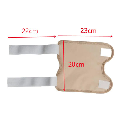 2Pcs Castor Oil Pack Wrap Leg and Joint Knee Castor Oil Packs Liver Detox Reusable Castor Oil Pack Kit Strap Improve Circulation