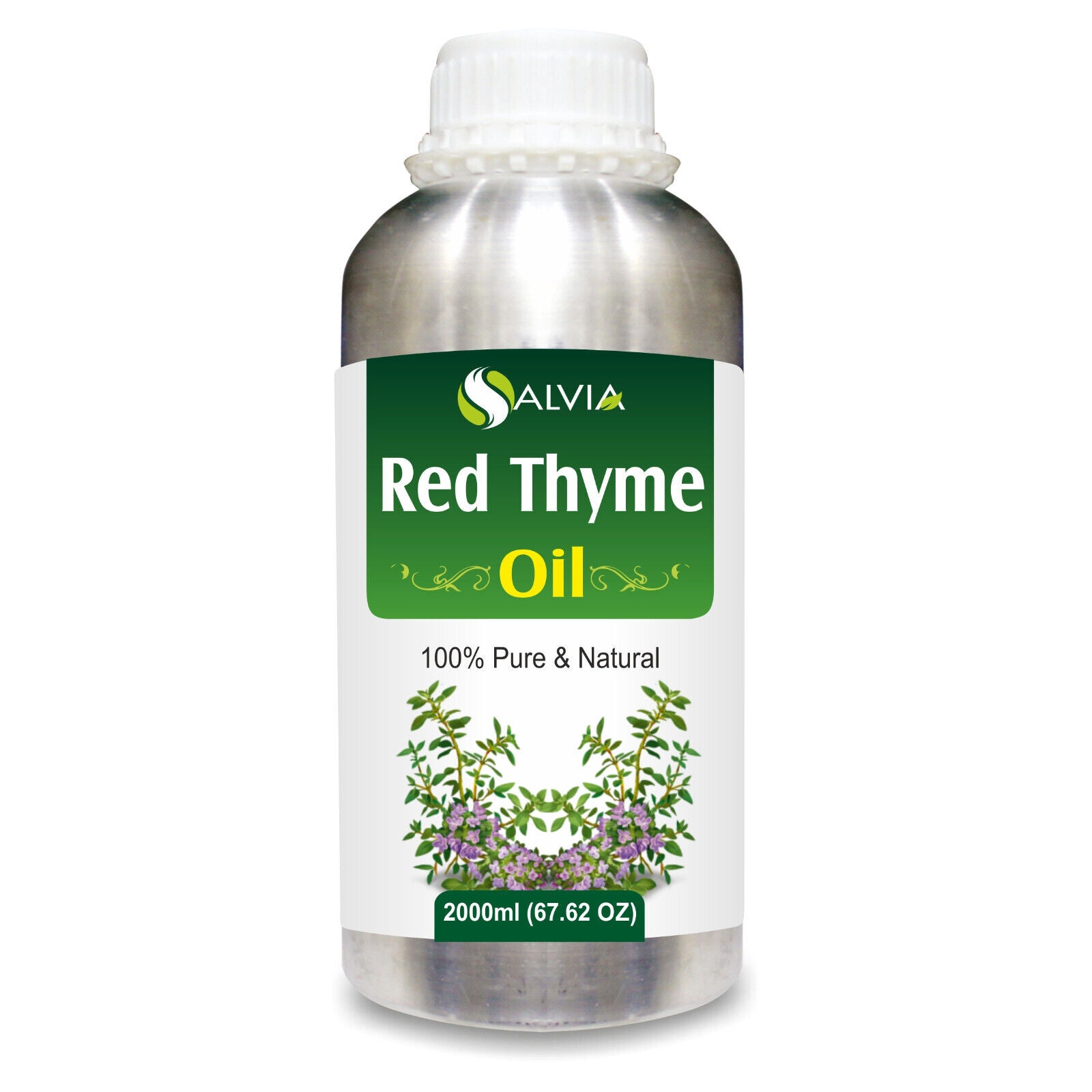 Red Thyme (Thymus Vulgaris) 100% Pure & Natural Essential Oil - [10Ml - 25 L].