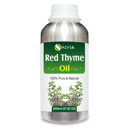 Red Thyme (Thymus Vulgaris) 100% Pure & Natural Essential Oil - [10Ml - 25 L].