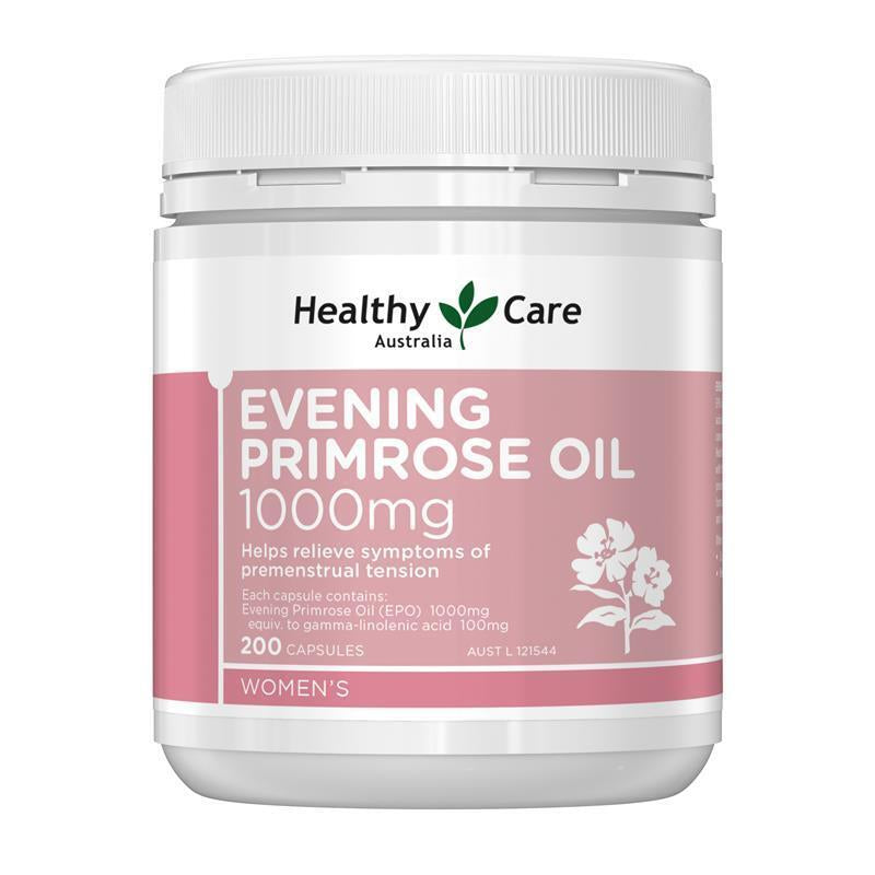 Healthy Care Evening Primrose Oil 1000Mg 200 Capsules