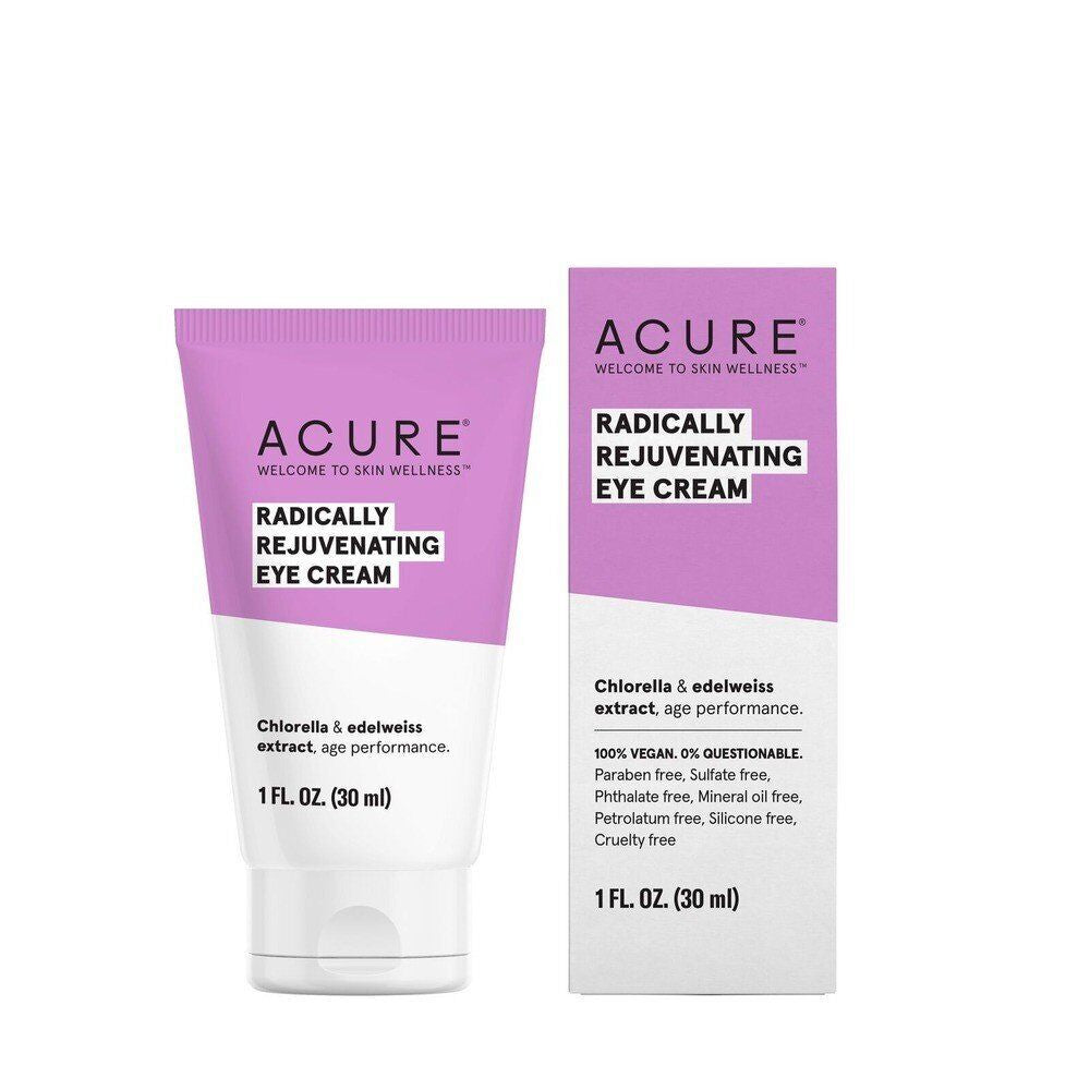 Acure Radically Rejuvenating Eye Cream 1 Oz Cream