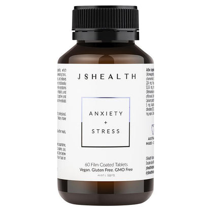 JSHEALTH Anxiety + Stress Formula 60 Tablets