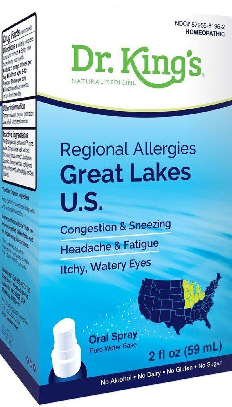 Dr King Natural Medicine Regional Allergies: Great Lakes U.S. 2 Oz Liquid