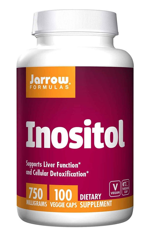 JARROW FORMULAS Inositol (Supports Liver Functions) 750Mg 100 Vege Capsules