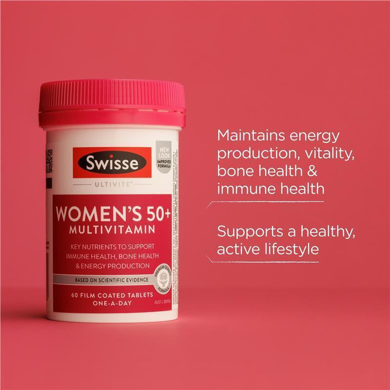 Swisse Womens Multivitamin 50+ 90 Tablets