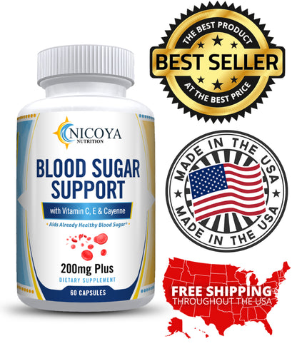 Natural Blood Sugar Support- Natural Glucose Control & Blood Regulator