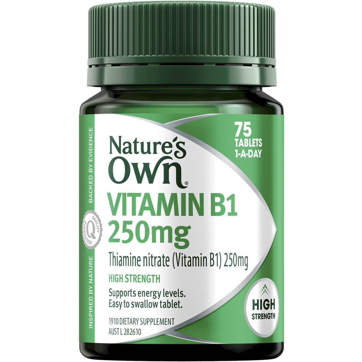 Nature'S Own Vitamin B1 250Mg 75 Tablets