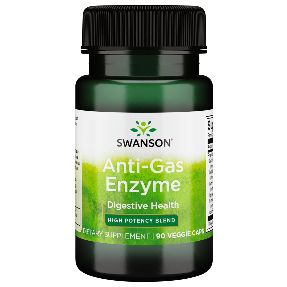 Swanson Anti-Gas Enzyme 90 Veggie Capsules