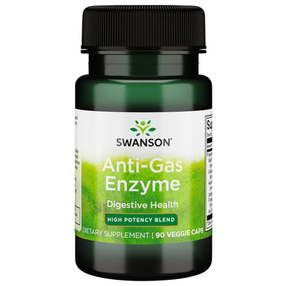 Swanson Anti-Gas Enzyme 90 Veggie Capsules