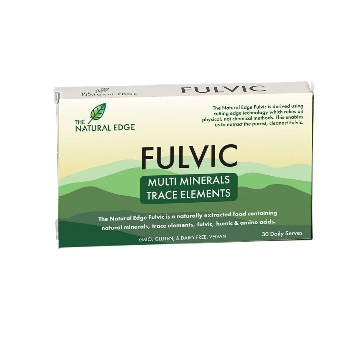 NEW the Natural Edge Fulvic 300Ml / 30 Capsules All Range