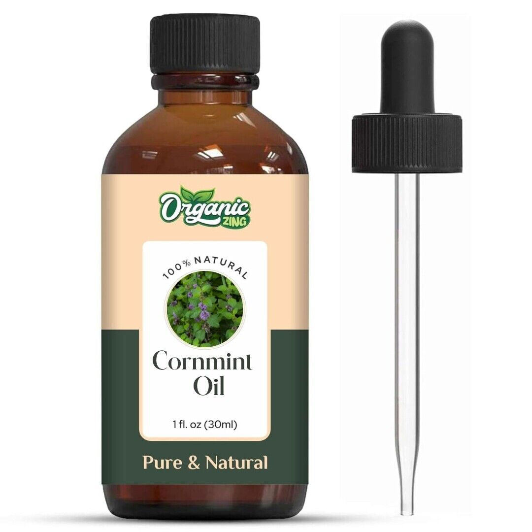 Organic Cornmint 100% Pure & Natural Essential Oil - {30Ml/1.01 Fl Oz}