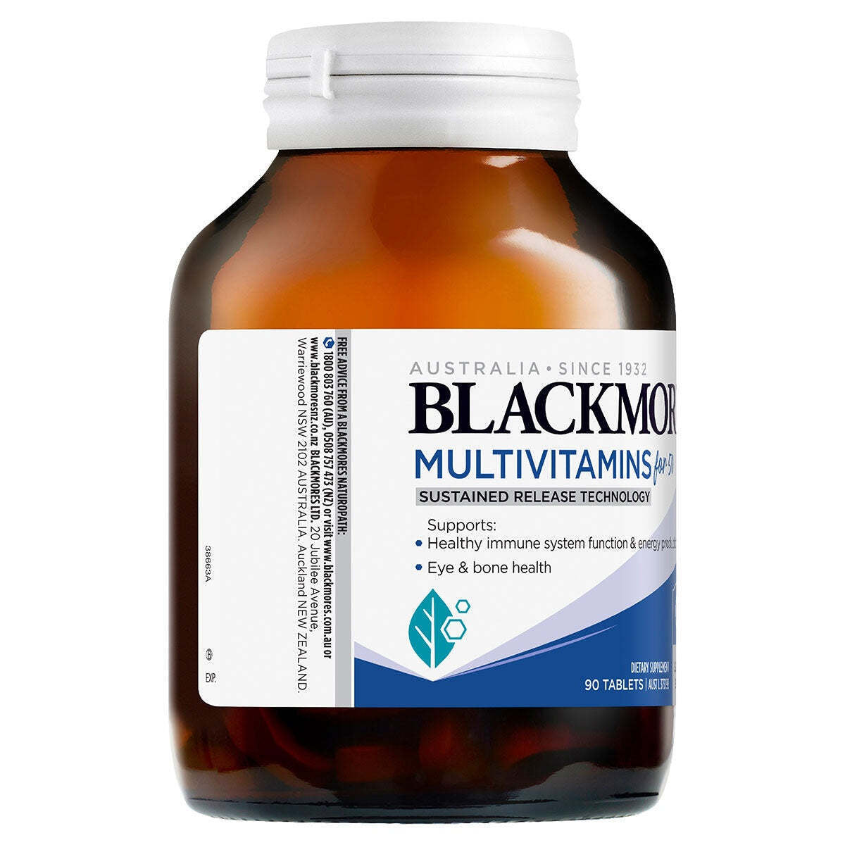 Blackmores Multivitamin for 50+ 90 Capsules