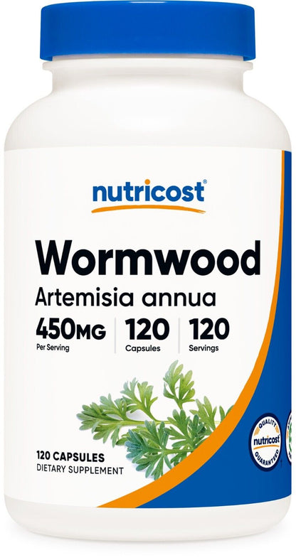 Wormwood Capsules 450Mg 120 Capsules - Gluten Free and Non-Gmo Nutricost