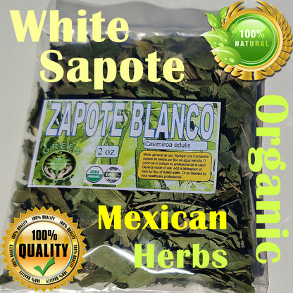 Zapote Blanco 2 Oz White Zapote Hierba Yerba Tea/Te Blood Pressure Hipertension