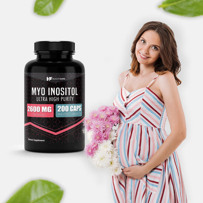 Myo Inositol 2600Mg 200 CAPS Ultra Strength PCOS Fertility Boost USA