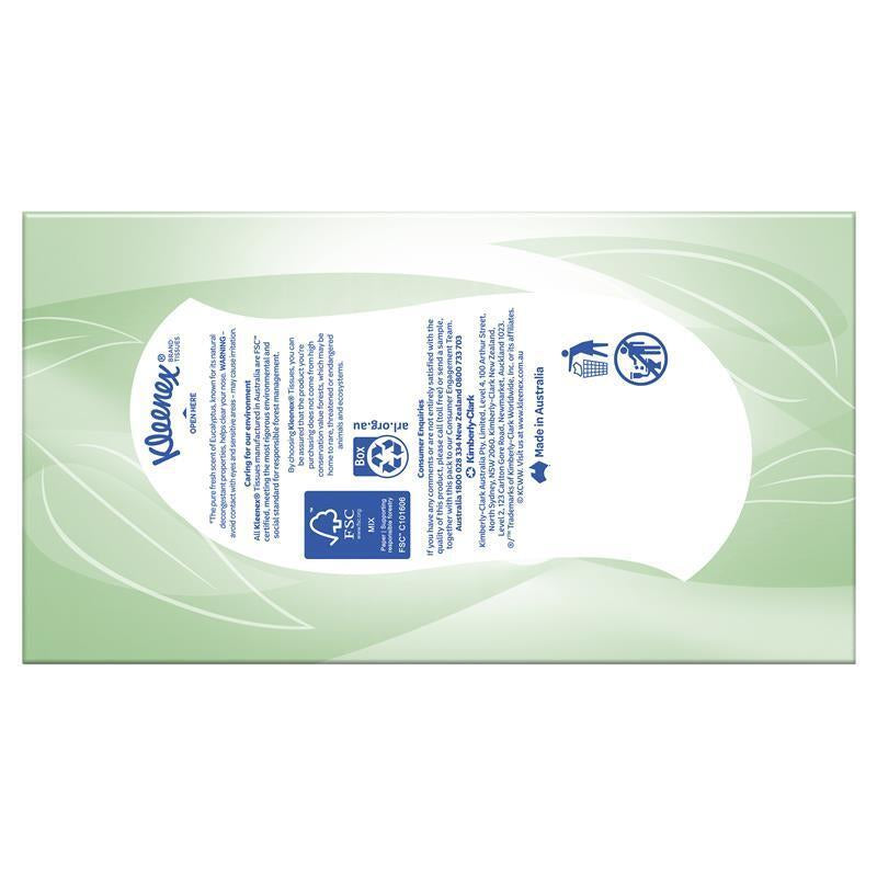 Kleenex Facial Tissues Eucalyptus 3 Ply 95