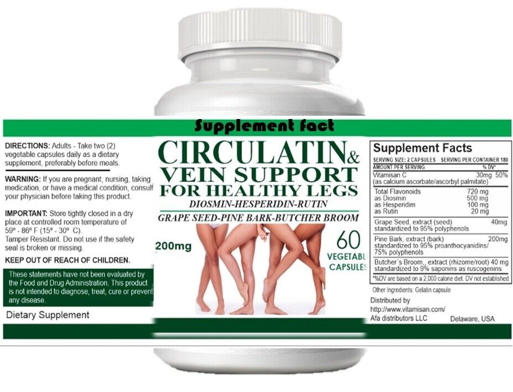 Circulation Support for Arteries and Veins Health - Pills 120