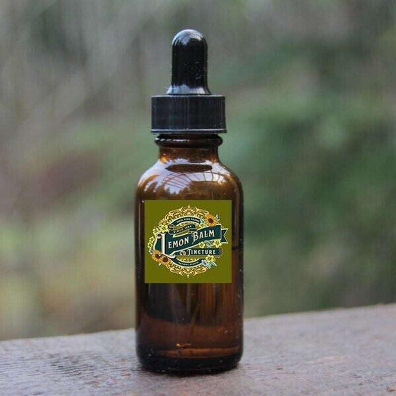 Lemon Balm Extract Lemon Balm Tincture Organic Drops (Melissa Officinalis) USA