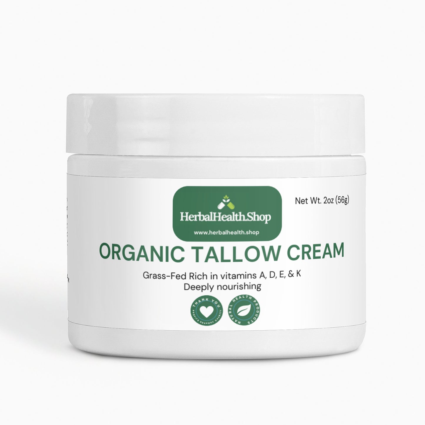 Grass Fed Organic Tallow Cream Lemongrass & Lavender