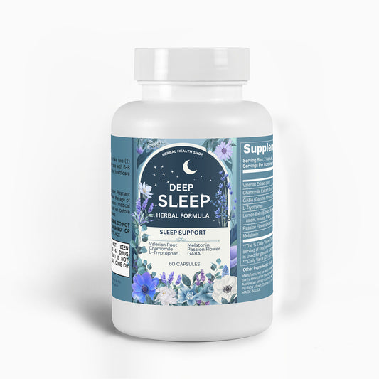 Herbal Sleep Formula (Melatonin, Valerian, Chamomile, GABA+)