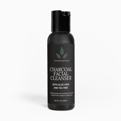 Charcoal, Aloe and Tea Tree Facial Cleanser