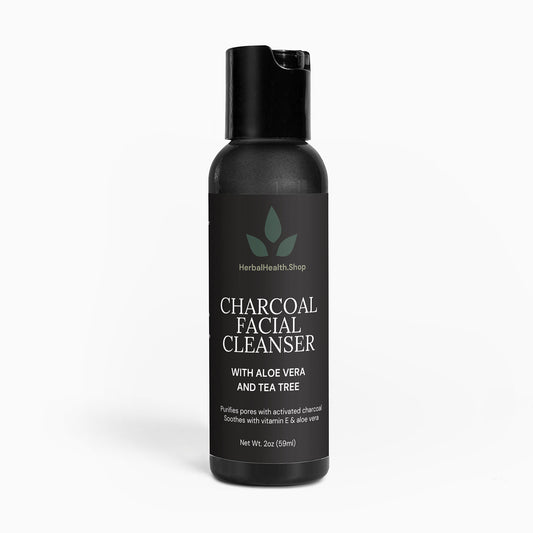 Charcoal, Aloe and Tea Tree Facial Cleanser