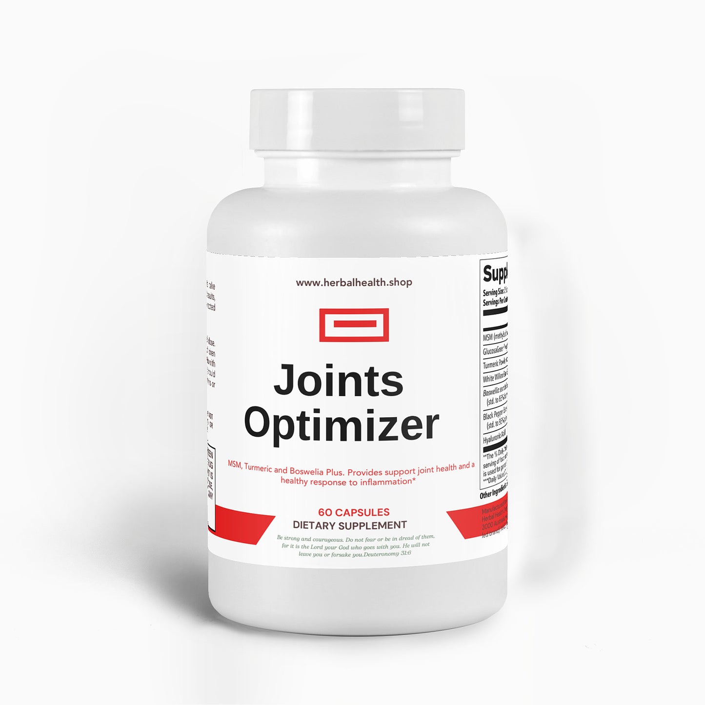 Joint Support- Joints Optimizer (All natural herbal supplements)