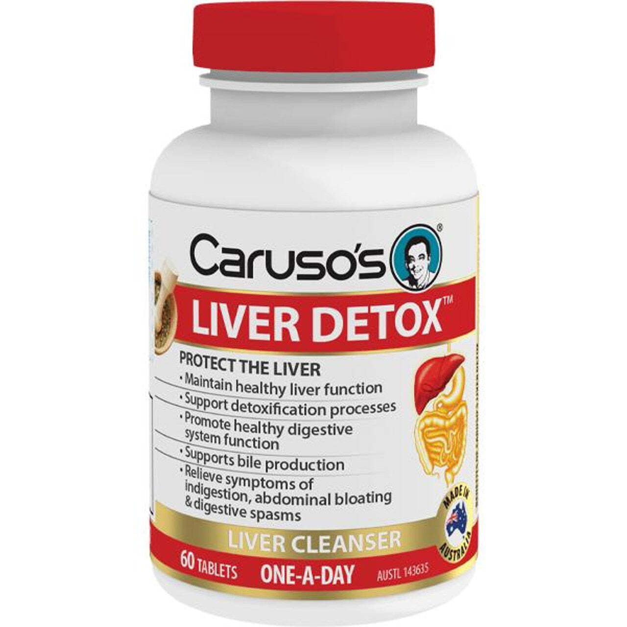 Caruso'S Natural Health Liver Clear Detox 60 Tablets